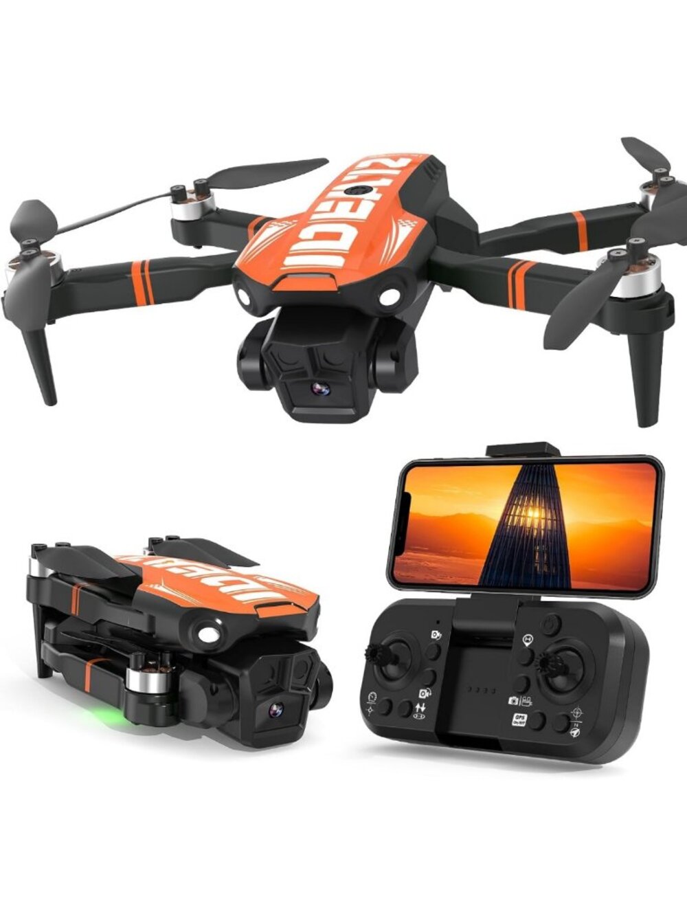 Foldable GPS Drone with Camera, Auto Return & Follow Me, Mini Quadcopter for